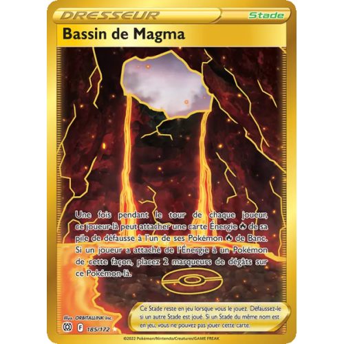 Bassin de Magma - 185/172 - Ultra Rare - Stars Étincelantes