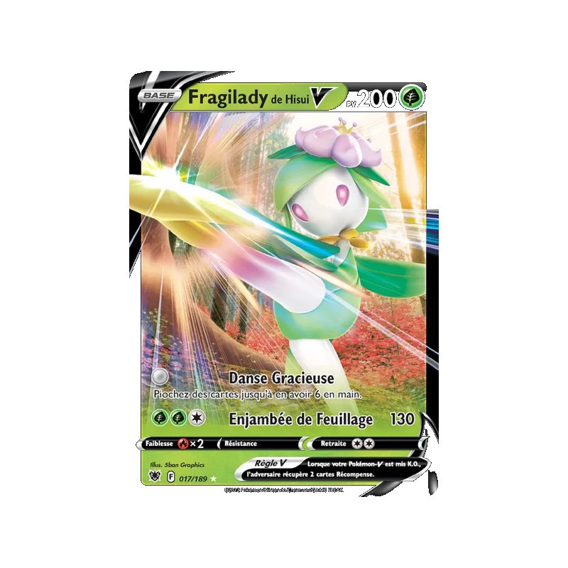 Fragilady de Hisui V - 017/189 - Holo Rare V - Astres Radieux