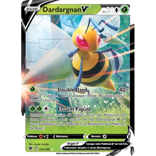 Dardargnan V - 001/189 - Holo Rare V - Astres Radieux