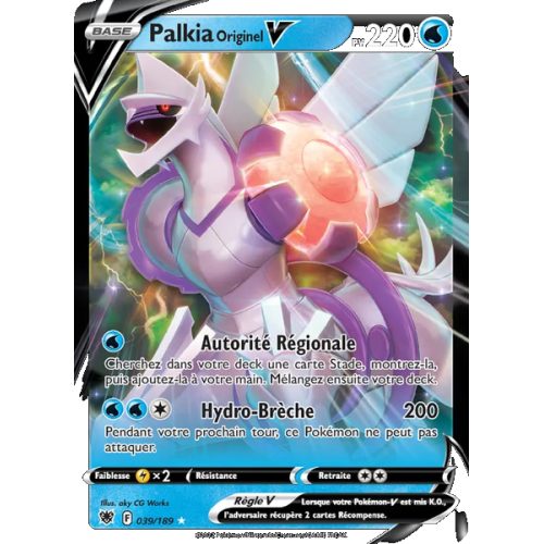 Palkia Originel V - 039/189 - Holo Rare V - Astres Radieux
