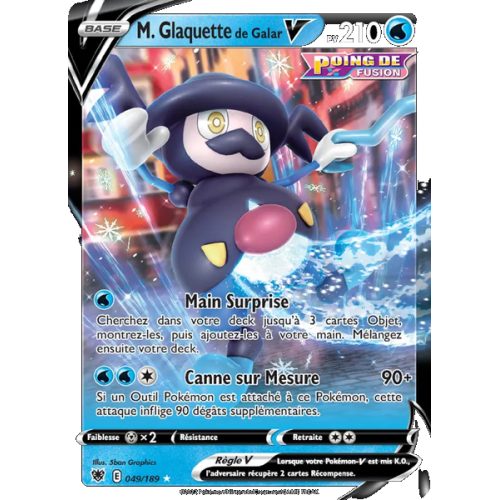 M. Glaquette de Galar V - 049/189 - Holo Rare V - Astres Radieux