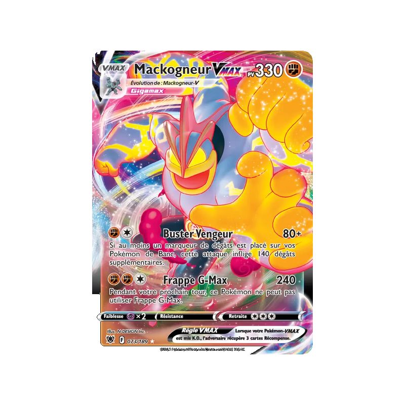 Mackogneur VMAX - 073/189 - Holo Rare VMAX - Astres Radieux