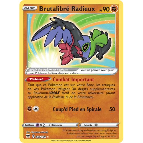 Brutalibré Radieux - 081/189 - Radieux Rare - Astres Radieux