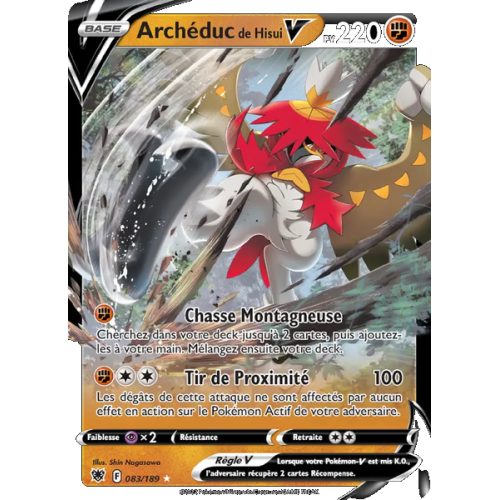 Archéduc de Hisui V - 083/189 - Holo Rare V - Astres Radieux