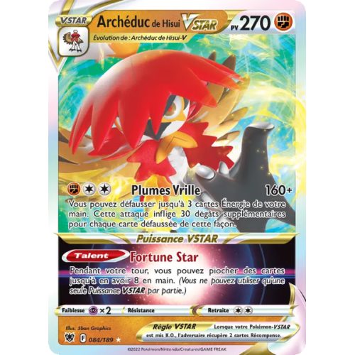 Archéduc de Hisui VSTAR - 084/189 - Holo Rare VSTAR - Astres Radieux