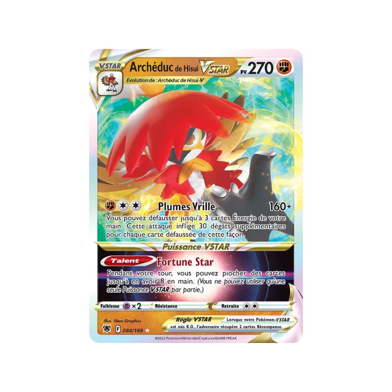Archéduc de Hisui VSTAR - 084/189 - Holo Rare VSTAR - Astres Radieux