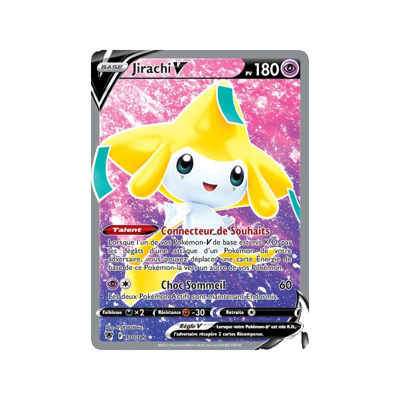 Jirachi V - 170/189 - Ultra Rare - Astres Radieux