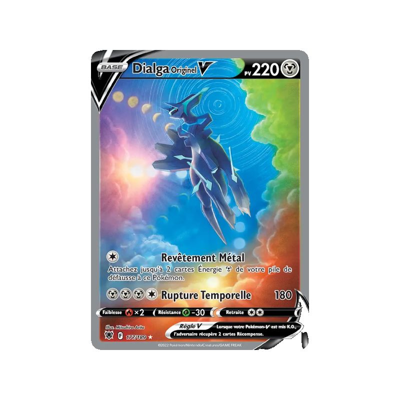 Dialga Originel V - 177/189 - Ultra Rare - Astres Radieux