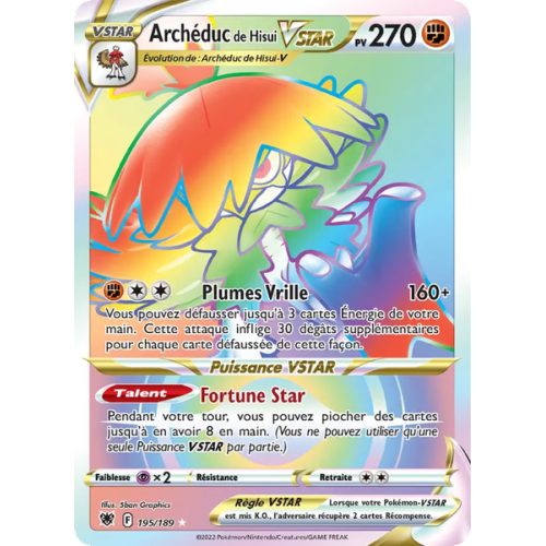 Archéduc de Hisui VSTAR - 195/189 - Ultra Rare - Astres Radieux
