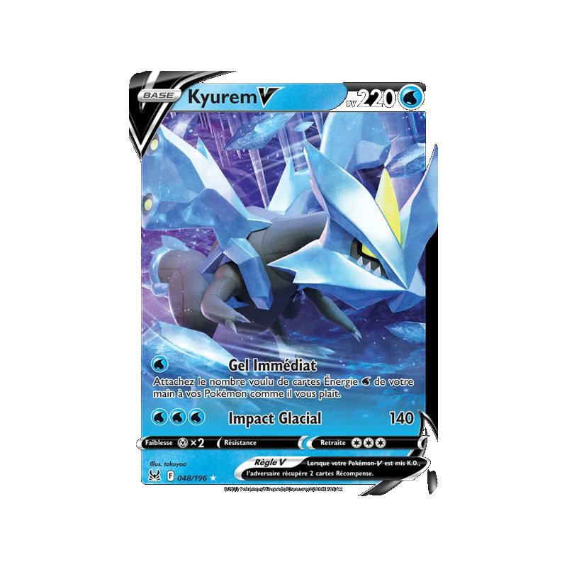 Kyurem V - 048/196 - Holo Rare V - Origine Perdue