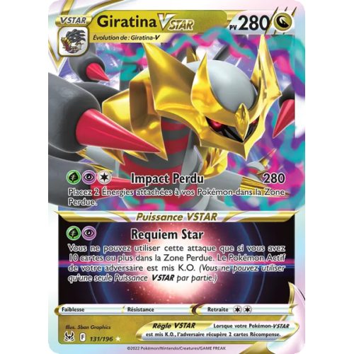 Giratina VSTAR - 131/196 - Holo Rare VSTAR - Origine Perdue