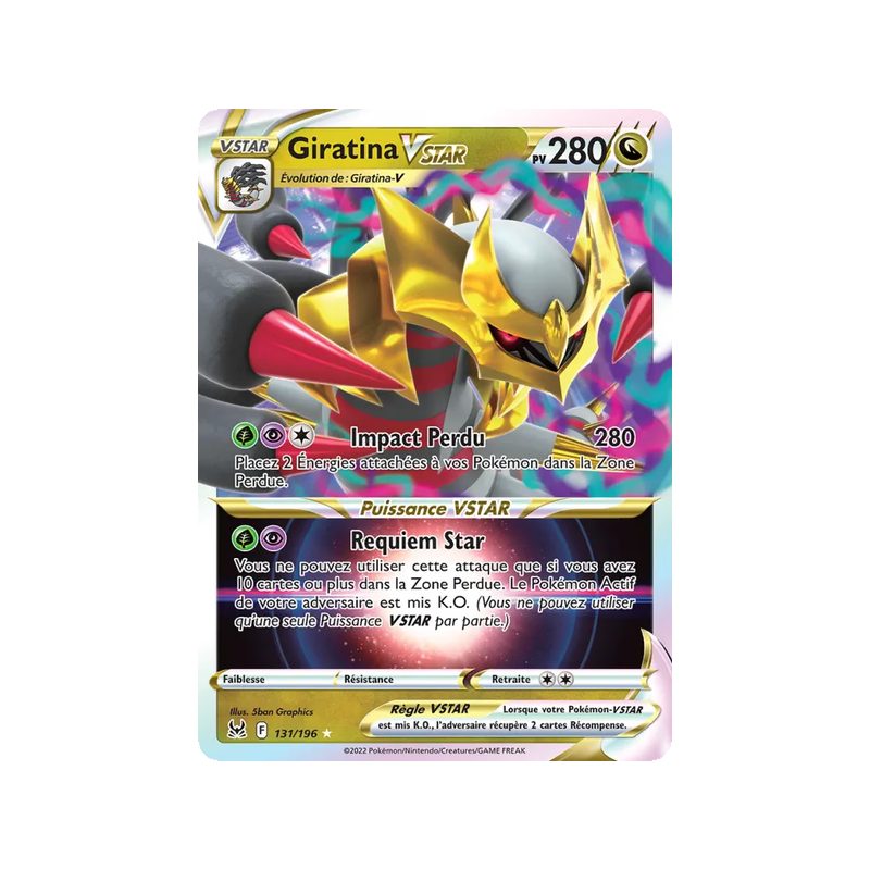 Giratina VSTAR - 131/196 - Holo Rare VSTAR - Origine Perdue