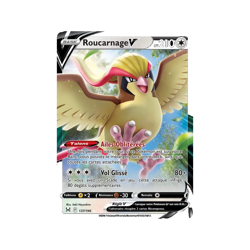 Roucarnage V - 137/196 - Holo Rare V - Origine Perdue