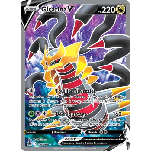 Giratina V - 185/196 - Ultra Rare - Origine Perdue