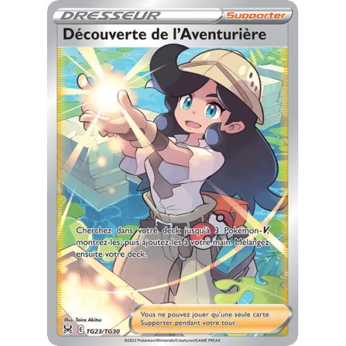 Découverte de l'Aventurière - TG23/196 - Ultra Rare - Origine Perdue
