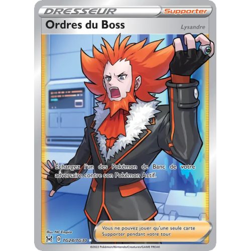 Ordres du Boss - TG24/196 - Ultra Rare - Origine Perdue