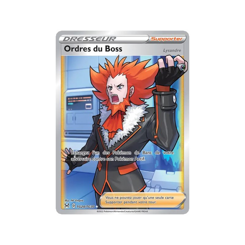 Ordres du Boss - TG24/196 - Ultra Rare - Origine Perdue