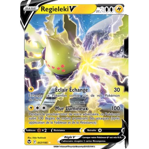 Regieleki V - 057/195 - Holo Rare V - Tempête Argentée