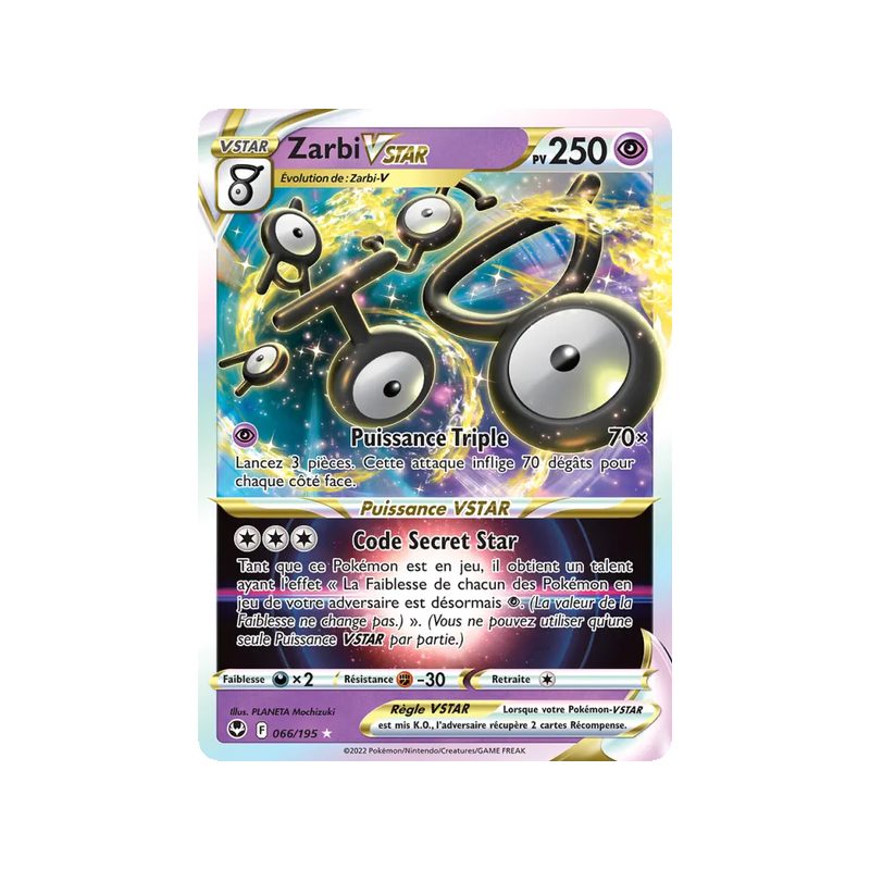 Zarbi VSTAR - 066/195 - Holo Rare VSTAR - Tempête Argentée