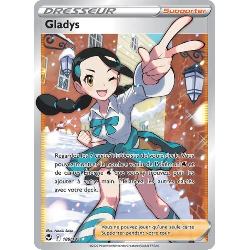 Gladys - 189/195 - Ultra Rare - Tempête Argentée