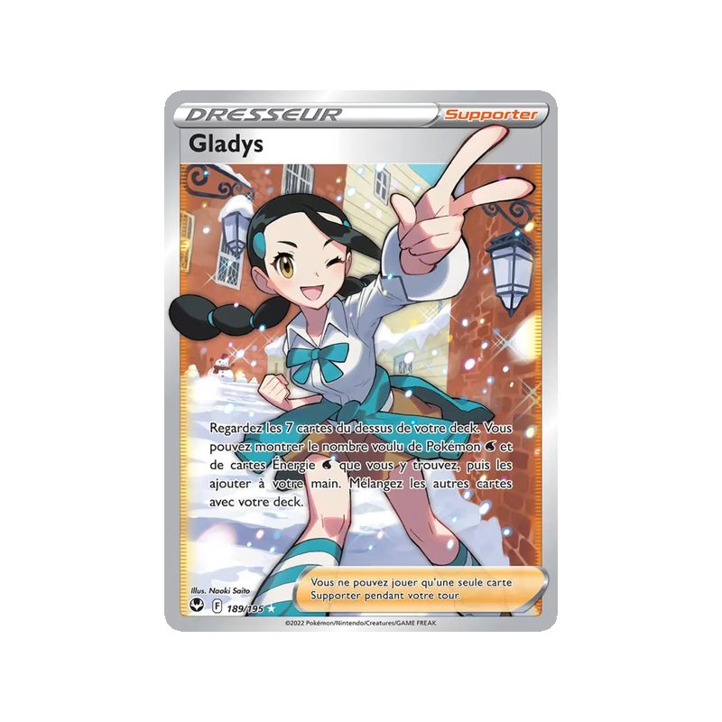 Gladys - 189/195 - Ultra Rare - Tempête Argentée