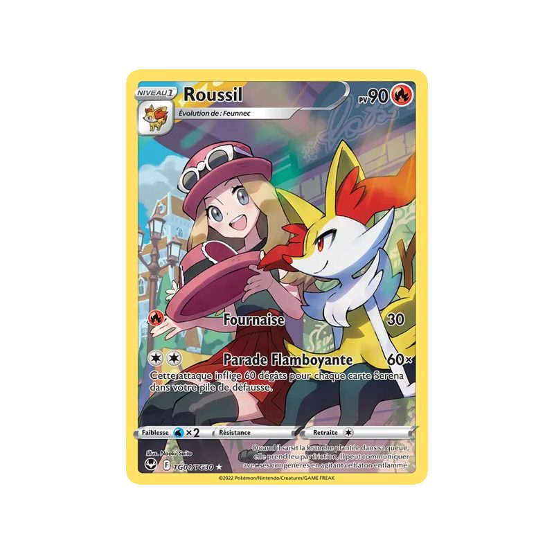 Roussil - TG01/195 - Holo Rare - Tempête Argentée