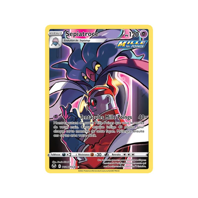 Sepiatroce - TG06/195 - Holo Rare - Tempête Argentée