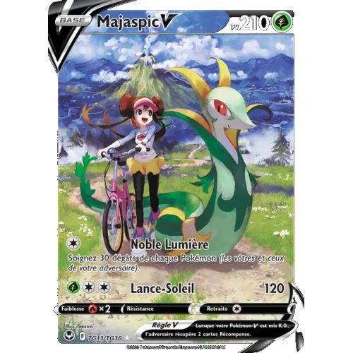 Majaspic V - TG13/195 - Holo Rare V - Tempête Argentée