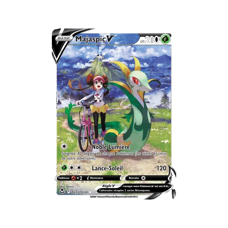 Majaspic V - TG13/195 - Holo Rare V - Tempête Argentée