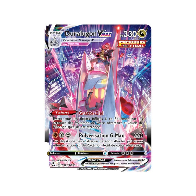 Duralugon VMAX - TG21/195 - Holo Rare VMAX - Tempête Argentée