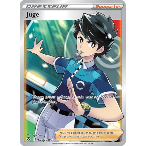 Juge - TG25/195 - Dresseur Full Art - Tempête Argentée