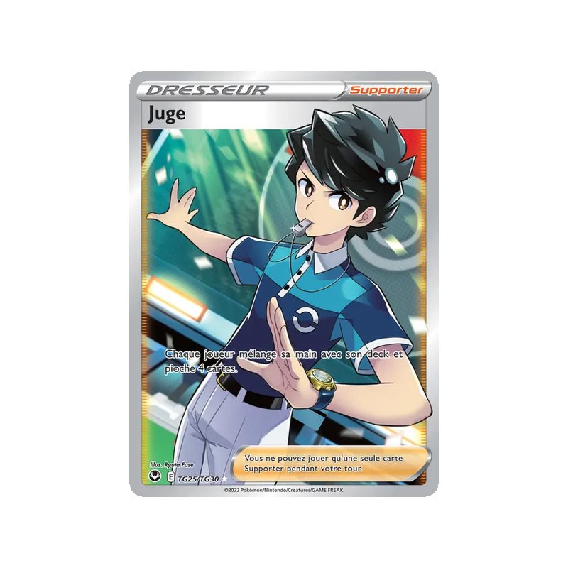 Juge - TG25/195 - Dresseur Full Art - Tempête Argentée