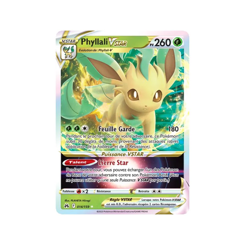 Phyllali VSTAR - 014/159 - Holo Rare VSTAR - Zénith Suprême