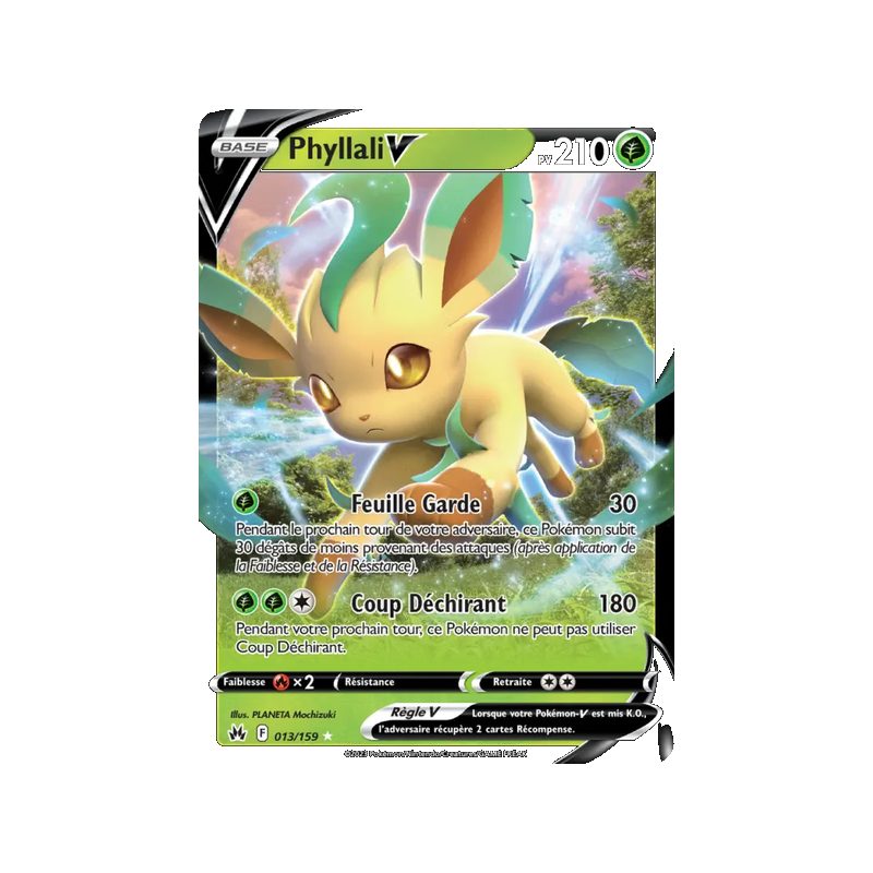 Phyllali V - 013/159 - Holo Rare V - Zénith Suprême