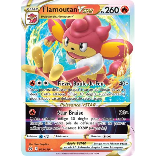 Flamoutan VSTAR - 023/159 - Holo Rare VSTAR - Zénith Suprême