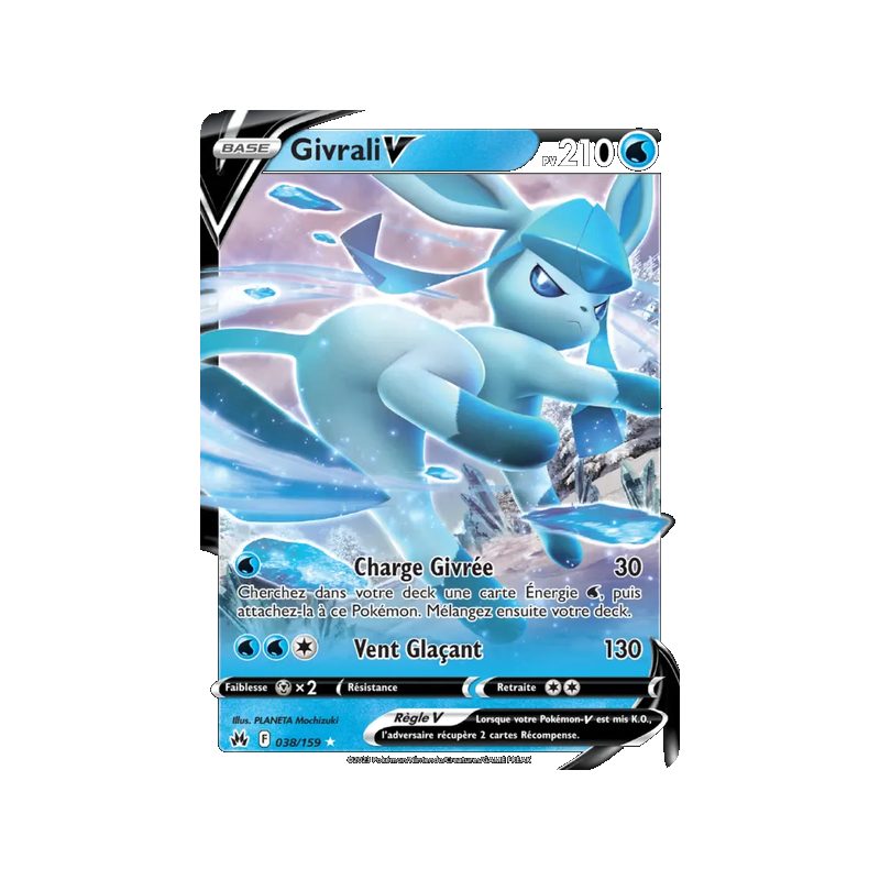 Givrali V - 038/159 - Holo Rare V - Zénith Suprême