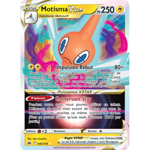 Motisma VSTAR - 046/159 - Holo Rare VSTAR - Zénith Suprême