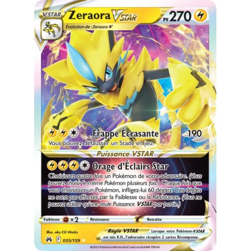 Zeraora VSTAR - 055/159 - Holo Rare VSTAR - Zénith Suprême