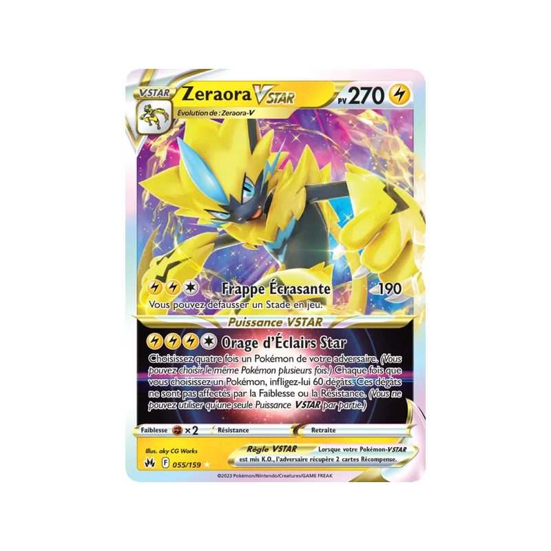 Zeraora VSTAR - 055/159 - Holo Rare VSTAR - Zénith Suprême