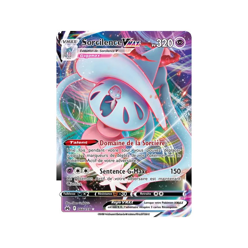 Sorcilence VMAX - 066/159 - Holo Rare VMAX - Zénith Suprême