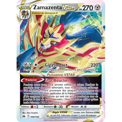 Zamazenta VSTAR - 099/159 - Holo Rare VSTAR - Zénith Suprême