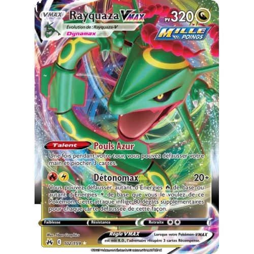Rayquaza VMAX - 102/159 - Ultra Rare - Zénith Suprême