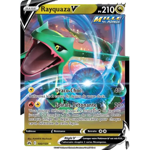 Rayquaza V - 100/159 - Holo Rare V - Zénith Suprême