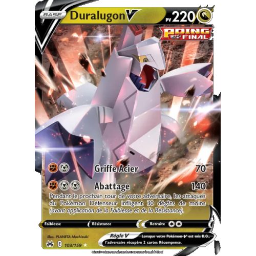 Duralugon V - 103/159 - Holo Rare V - Zénith Suprême