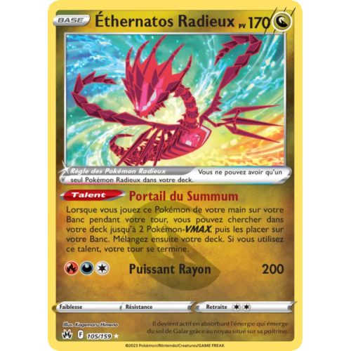 Éthernatos Radieux - 105/159 - Radieux Rare - Zénith Suprême