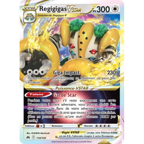Regigigas VSTAR - 114/159 - Holo Rare VSTAR - Zénith Suprême