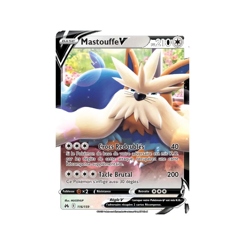 Mastouffe V - 116/159 - Holo Rare V - Zénith Suprême