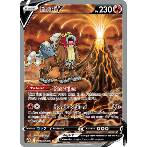 Entei V - GG36/159 - Ultra Rare - Zénith Suprême