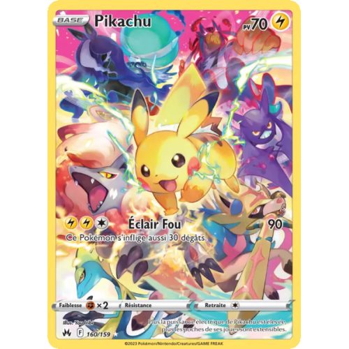 Pikachu - 160/159 - Ultra Rare - Zénith Suprême