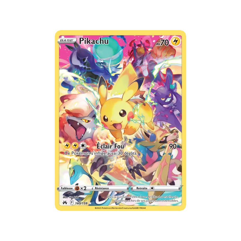 Pikachu - 160/159 - Ultra Rare - Zénith Suprême